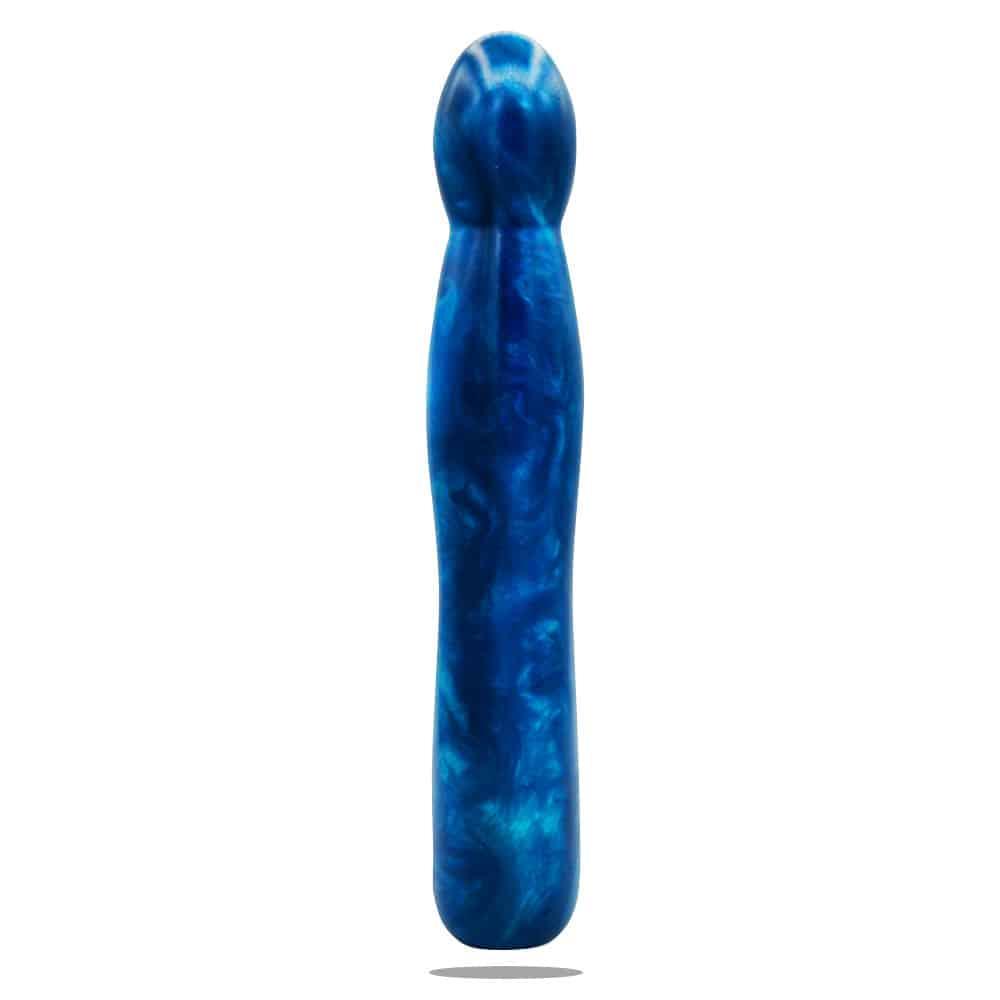 Gendoras Euphorix Epoxidharz-Dildo in Blau – sinnliches Kunstwerk Handgefertigt in Österreich