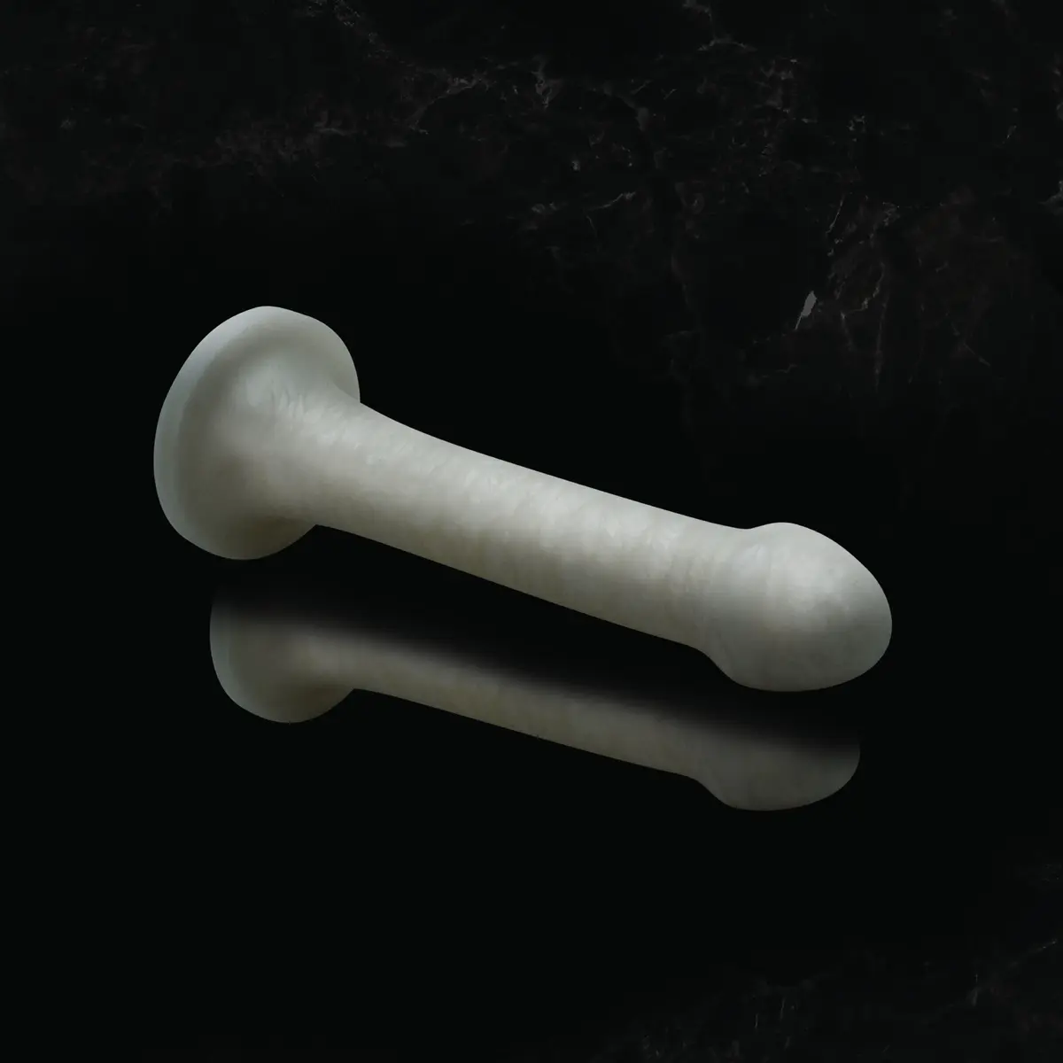 Weißer Gendoras Silikondildo aus medizinischem Platinum-Cure-Silikon